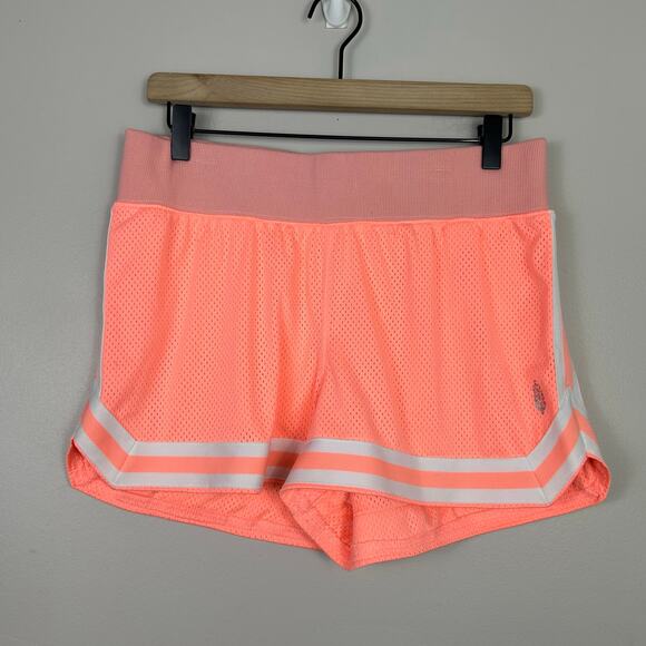 Free People Movement Don't Mesh With Me Athletic Shorts Pink Sz Medium - Picture 2 of 8